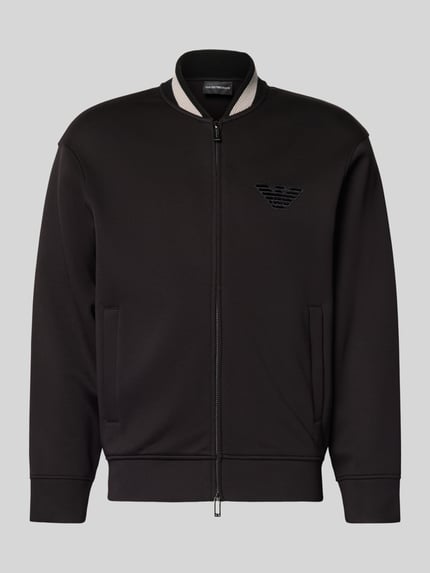 Emporio Armani Sweatjacke mit Zweiwege-Reißverschluss Black 2