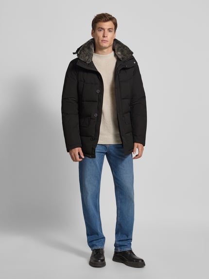 Strellson Regular Fit Steppjacke mit Kapuze Modell 'PIAZZA' Black 1