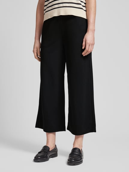 Soyaconcept Stoffhose in verkürzter Passform Modell 'Siham' Black 4