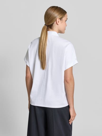 ETERNA Blouse met korte verborgen knoopsluiting Wit - 5