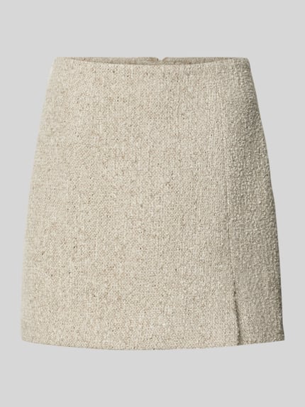 Minirock mit Woll-Anteil in Bouclé-Optik Modell 'BUCCO' Shop The Look MANNEQUINE