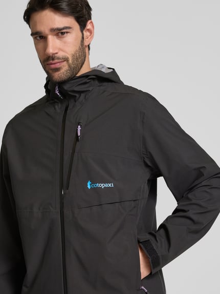 Cotopaxi Kurtka przeciwdeszczowa z nadrukiem z logo Czarny 3