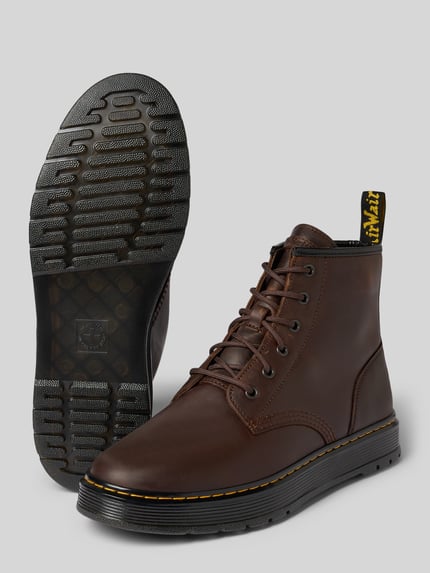 Dr. Martens Schnürstiefel aus echtem Leder Modell 'Brookline' Mittelbraun 4