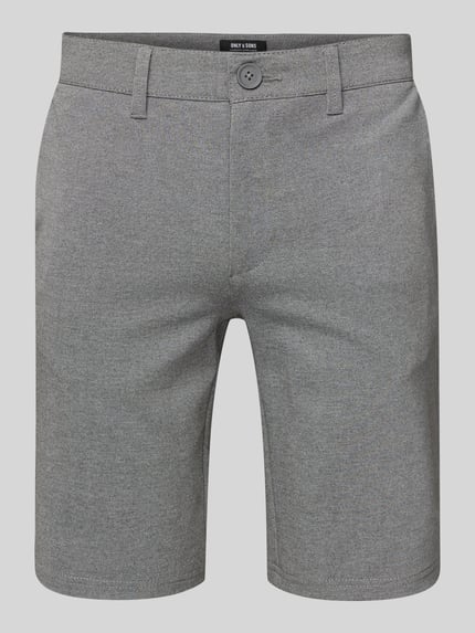 ONLY & SONS Szorty z wpuszczanymi kieszeniami model ‘MARK’ Średnioszary 2