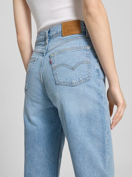 Levi's® 300 Mom Fit Jeans mit Eingrifftaschen Hellblau 3