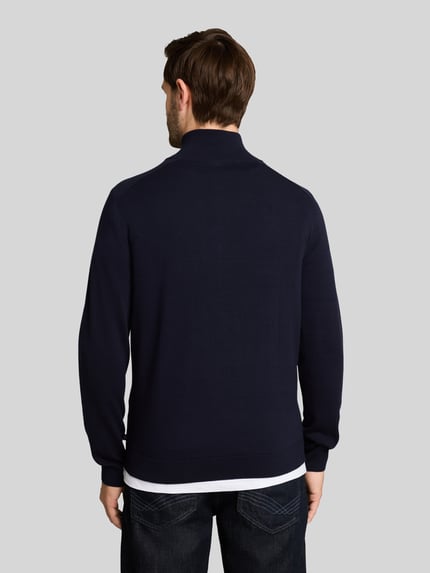 Tom Tailor Regular fit pullover met schipperskraag Marineblauw - 5