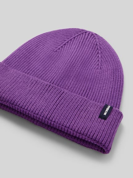 MCNEAL Mütze mit Label-Patch Violett 2