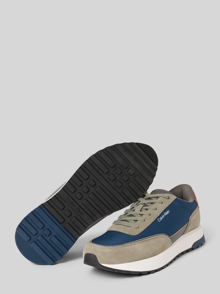 CK Calvin Klein Sneaker mit Logo-Print Modell 'Reprieve' Oliv 4