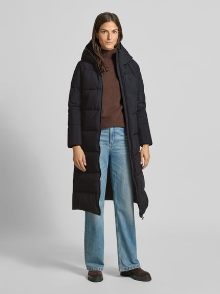 Save The Duck Regular fit gewatteerde mantel met tweewegritssluiting model 'MISSY' Zwart - 1