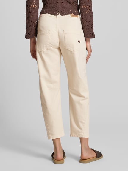 Buena Vista barrel fit jeans met bindriem Ecru - 5