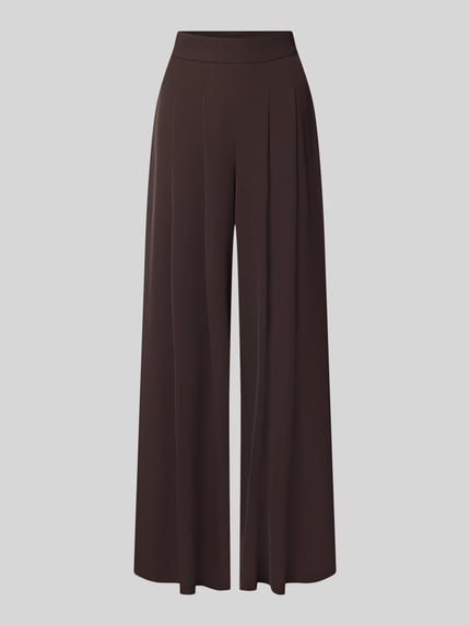 wide leg stoffen broek met ritszakken Shop The Look MANNEQUINE
