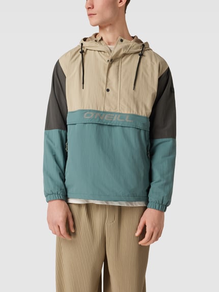 O'Neill Anorak mit Label-Print Dunkelgrau 4