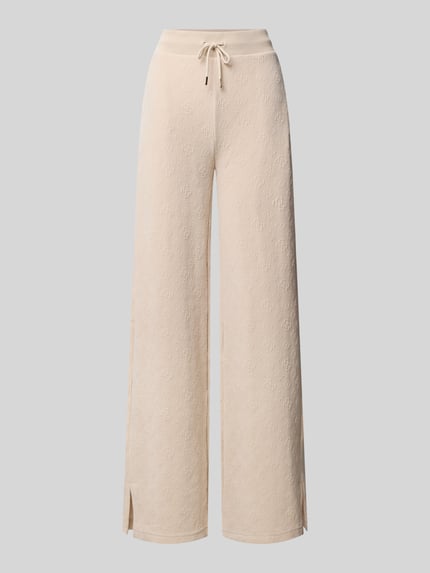 Wide Leg Sweatpants mit Logo-Muster Modell 'LAUDOMIA' Shop The Look MANNEQUINE