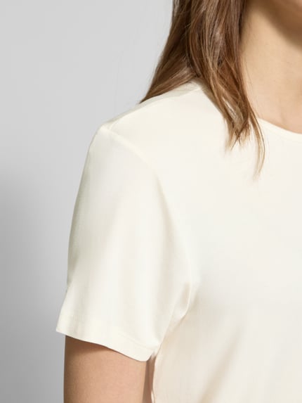 Calvin Klein Underwear T-shirt z okrągłym dekoltem model 'ULTRA SOFT’ Beżowy 3