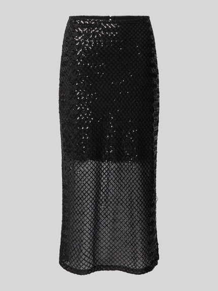 mbyM Midirock in semitransparentem Design Modell 'Essie' Black 2