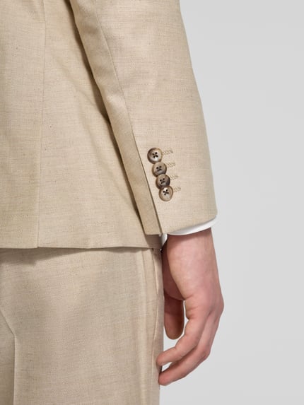 ROY ROBSON Sakko mit Pattentaschen und Reverskragen Beige 3