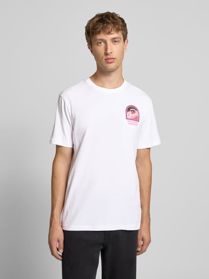 Dedicated T-Shirt mit Motiv-Print Weiss 4