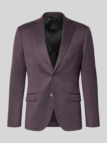 Zuitable Slim Fit Sakko mit Brusttasche Modell 'Nick' Aubergine 2