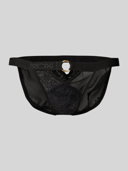 WOH Jockstrap mit elastischem Label-Bund Modell 'Pure Seduction' Black 1