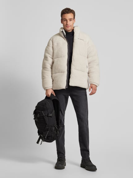 Columbia Gewatteerd jack met labelstitching Offwhite - 1