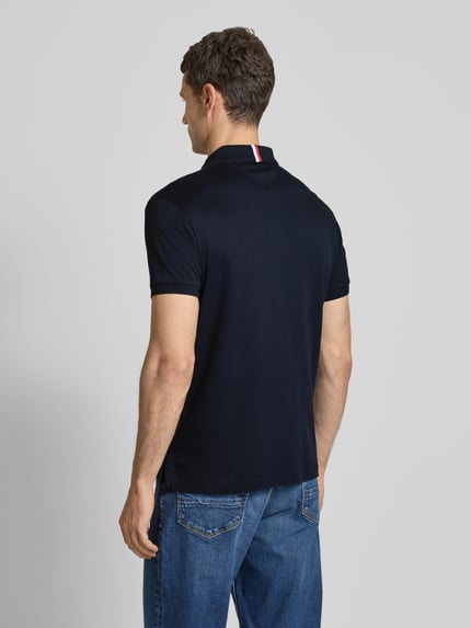Tommy Hilfiger Koszulka polo o kroju regular fit z wyhaftowanym logo Granatowy 5