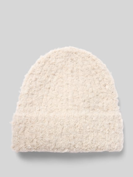 Tom Tailor Beanie aus Bouclé-Strick Beige 1