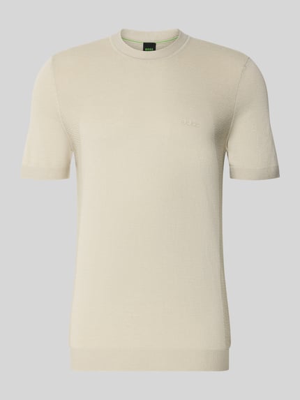 BOSS Green Regular Fit T-Shirt aus Baumwoll-Mix Modell 'MOMENTUM-LITE' Sand 2