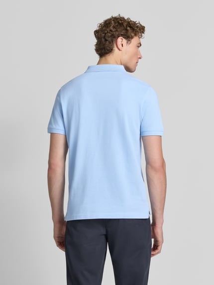 MCNEAL Regular Fit Poloshirt mit Label-Stitching Sky 5