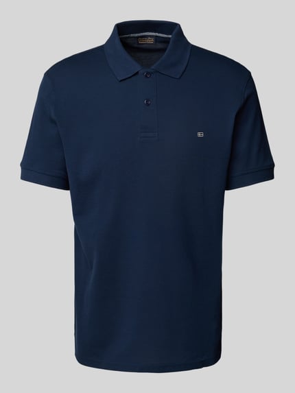 Christian Berg Men Koszulka polo z wyhaftowanym logo Ciemnoniebieski 2