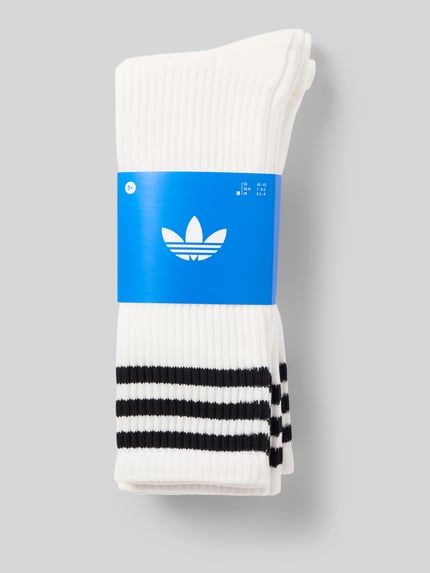 adidas Originals Socken mit Label-Print im 3er-Pack Weiss 3