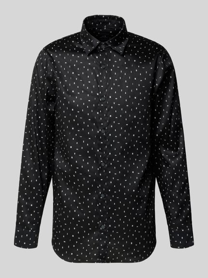 Armani Exchange Freizeithemd mit Knopfleiste Modell 'CAMICIA' Black 2