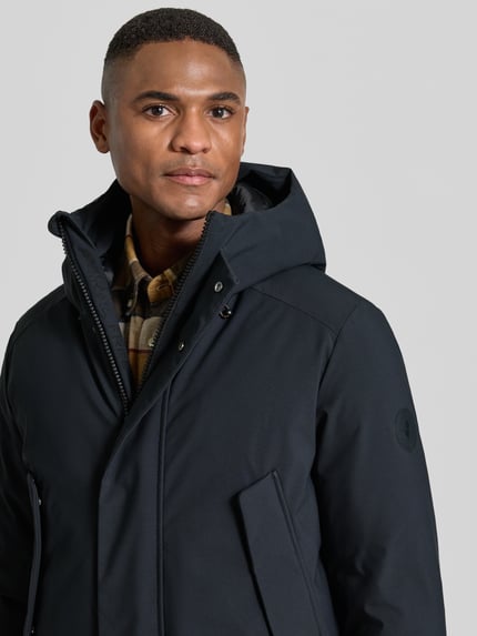 Save The Duck Parka o kroju regular fit z kapturem model „WILSON” Czarny 3