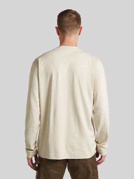 G-Star RAW Langarmshirt mit Logo-Schriftzug Offwhite 5