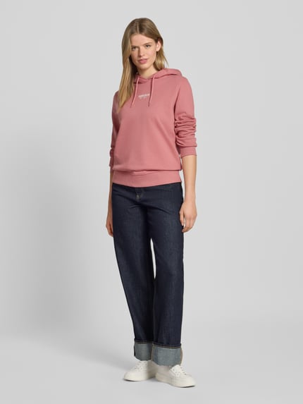 Tommy Jeans Regular Fit Hoodie aus reiner Baumwolle Rostrot 1