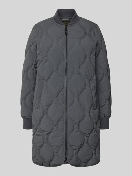 kurtka pikowana ze stójką i wpuszczanymi kieszeniami Shop The Look MANNEQUINE