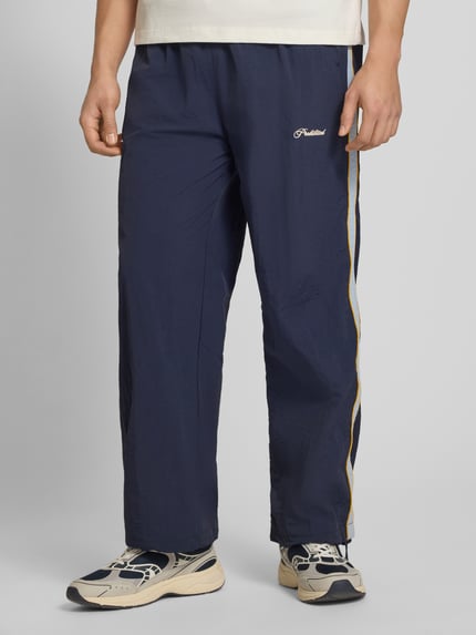 PROHIBITED Trainingsbroek met labelstitching model 'SLIPSTREAM' Marineblauw - 4