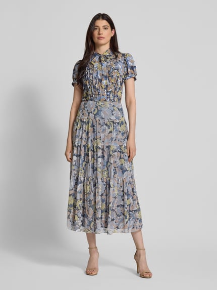 Lauren Ralph Lauren Długa spódnica z efektem stopniowania model ‘PAULDINA’ Niebieski 1