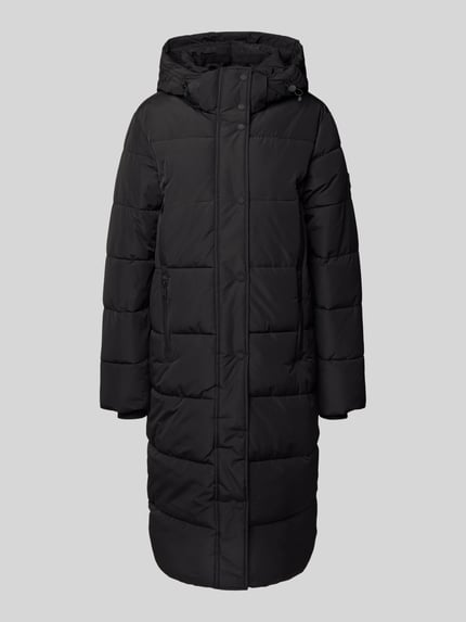 Tom Tailor Regular Fit Steppmantel mit doppelten Reißverschlusstaschen Black 2