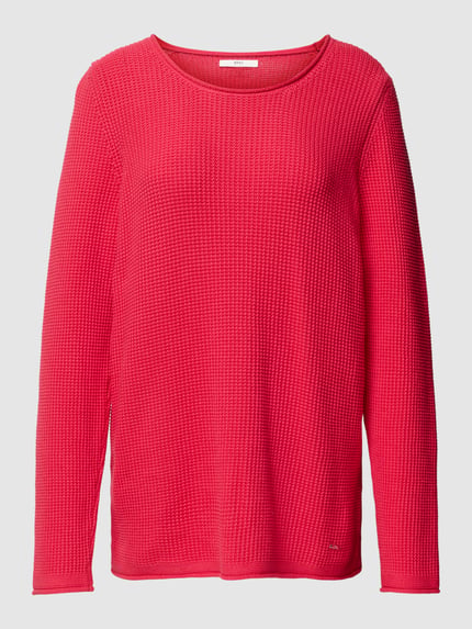 Brax Strickpullover mit Label-Detail Modell 'STYLE.LESLEY' Pink 2