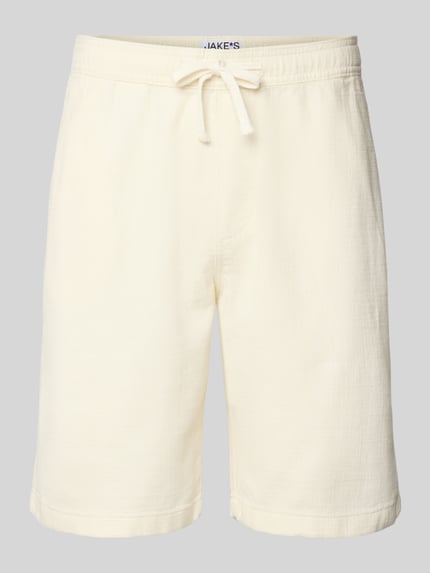 Jake*s Studio Men Bermuda met elastische band Offwhite - 2