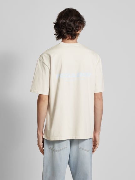 PEGADOR Oversized T-Shirt aus reiner Baumwolle Offwhite 5