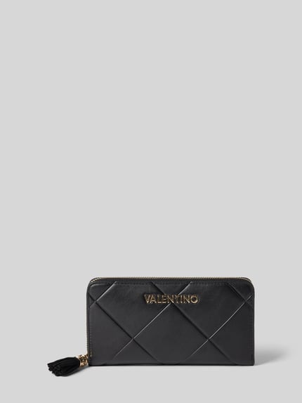 Valentino Bags Portemonnaie mit umlaufendem Reißverschluss Modell 'ASTRID' Black 1