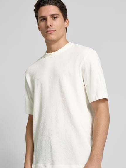 Selected Relaxed Fit T-Shirt mit Rundhalsausschnitt Sand 3