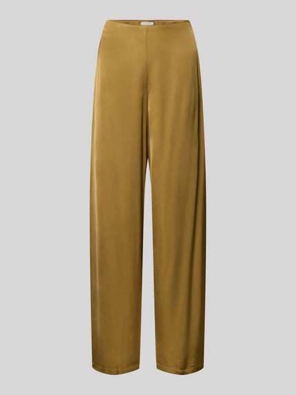 Produktfoto, Stoffhose aus Viskose in Satin-Optik mit Reißverschluss von Jake*s Cocktail, zuiver viscose, wide leg fit, satijnlook, ritssluiting, bandwijdte maat 36: 36 cm, binnenbeenlengte maat 36: 84 cm