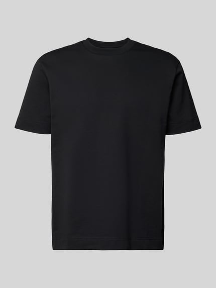 T-Shirt mit Label-Detail Modell 'Achilleas' Shop The Look MANNEQUINE
