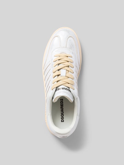 Dsquared2 Sneakersy ze skóry naturalnej Biały 4