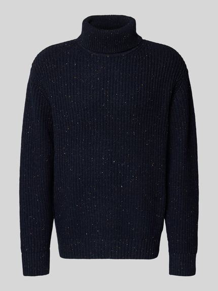 Selected Relaxed fit coltrui van wolmix Donkerblauw - 2