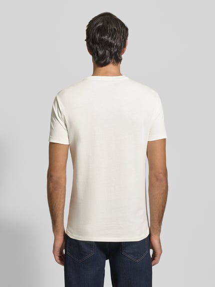 Polo Ralph Lauren T-shirt met labelprint Offwhite - 5