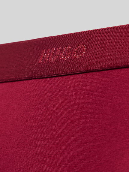 HUGO String mit Logo-Bund Bordeaux 2