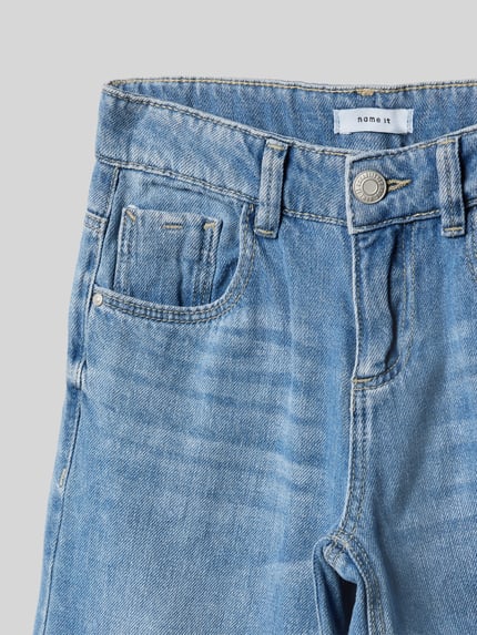 NAME IT Baggy fit jeans met steekzakken, model 'FROSE' Blauw - 2